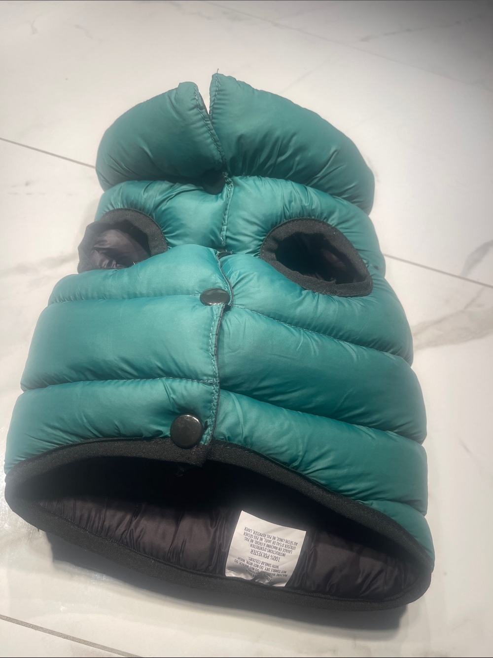 Dog 🐕 Forest Green Puffer Vest - Sleeveless Quilted Jacket - Picture 2 of 2